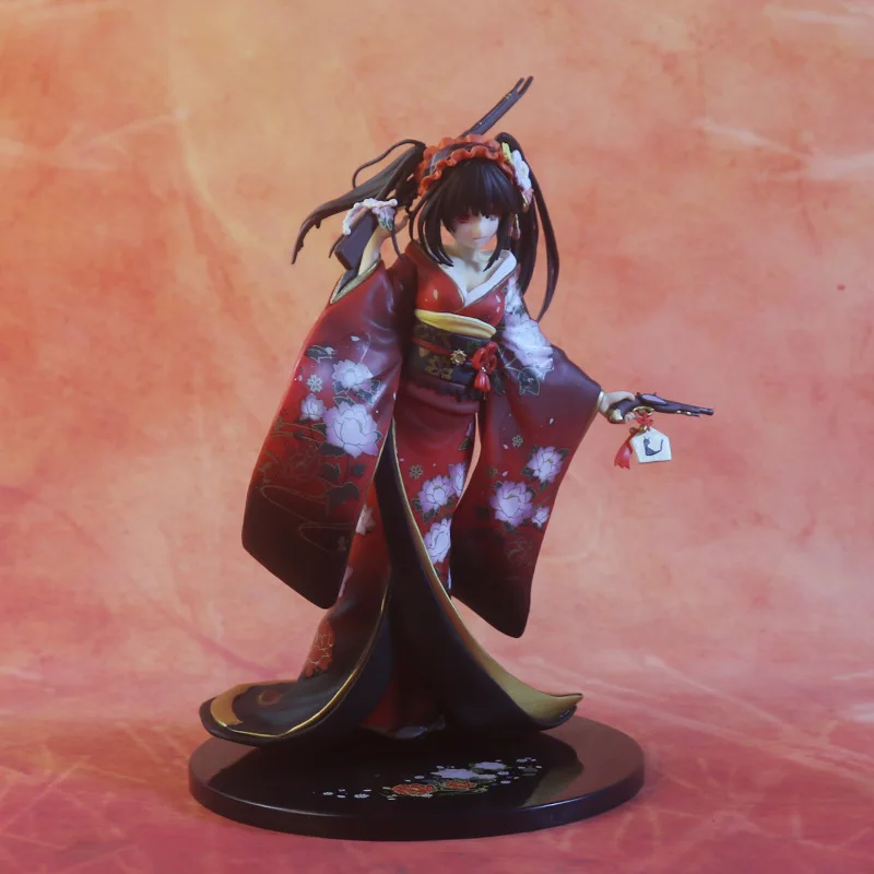 

23cm KDcolle Date A Live Anime Figure Tokisaki Kurumi Alluring Kimono Action Figure KADOKAWA Kurumi Tokisaki Figurine Model To