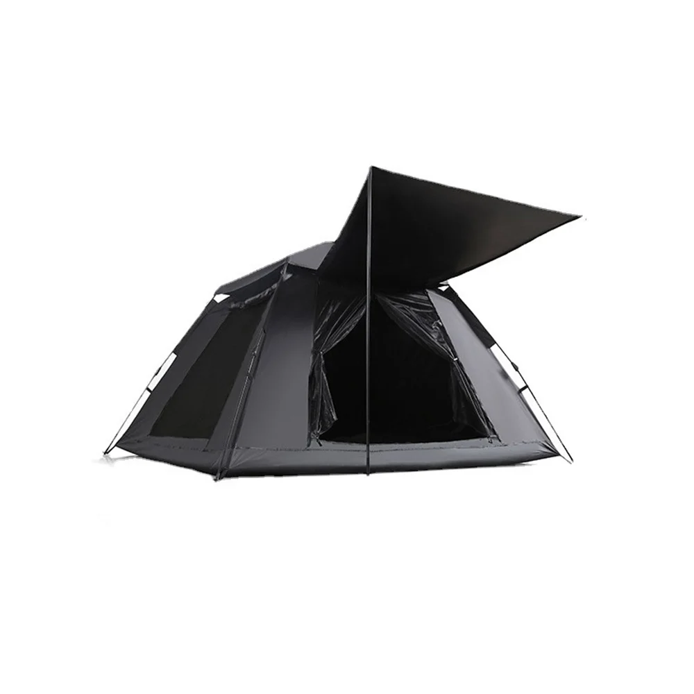 

Двухслойная виниловая палатка для кемпинга на открытом воздухе, быстро открывается, легко устанавливается, складная палатка с защитой от солнца, дождя