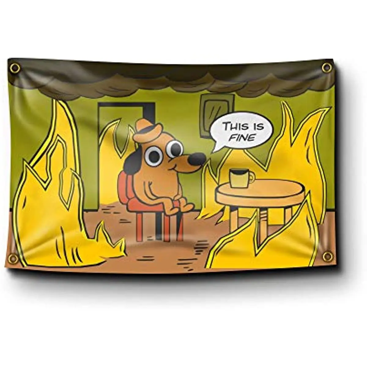 

Banger-это прекрасная собака горящая комната смешной колледж флаг общежитие баннер гобелен постер мем