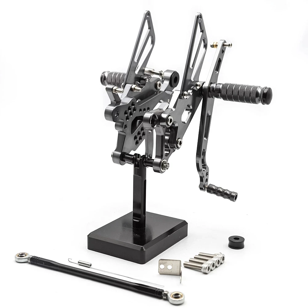 Для YAMAHA R6 R6S 2006-2020 ЧПУ регулируемый задний комплект подножки для ног 2006 2007 2008 2009 2010