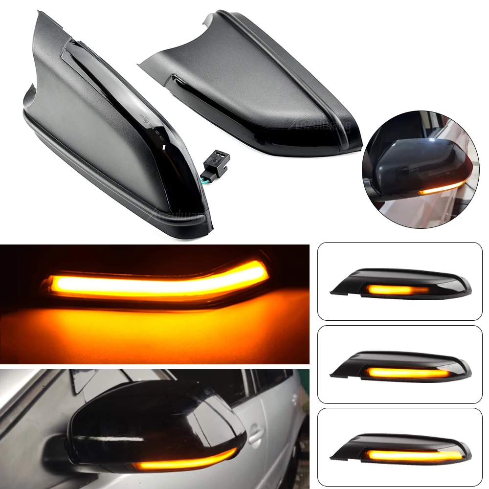 

LED Dynamic Turn Signal Flashing Light For VW Polo mk4 FL Vento Skoda Octavia 2005-2010 Side Rear-View Mirror Indicator Blinker