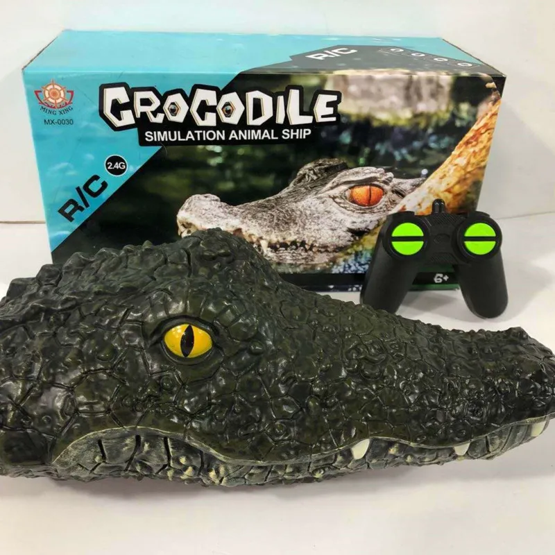 

Скоростная игрушечная лодка с крокодиловой головой, 2,4 ГГц