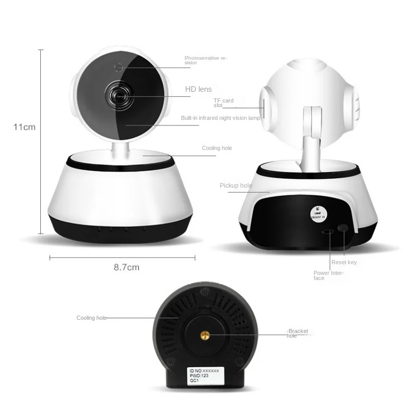 Камера наблюдения с Wi-Fi два диапазона