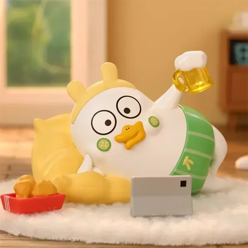 Фото POP MART Серия Duckyo's Leisure Life: Коллекционные фигурки-сюрпризы в закрытых коробках — милые аниме-персонажи, подарок для девочек №2