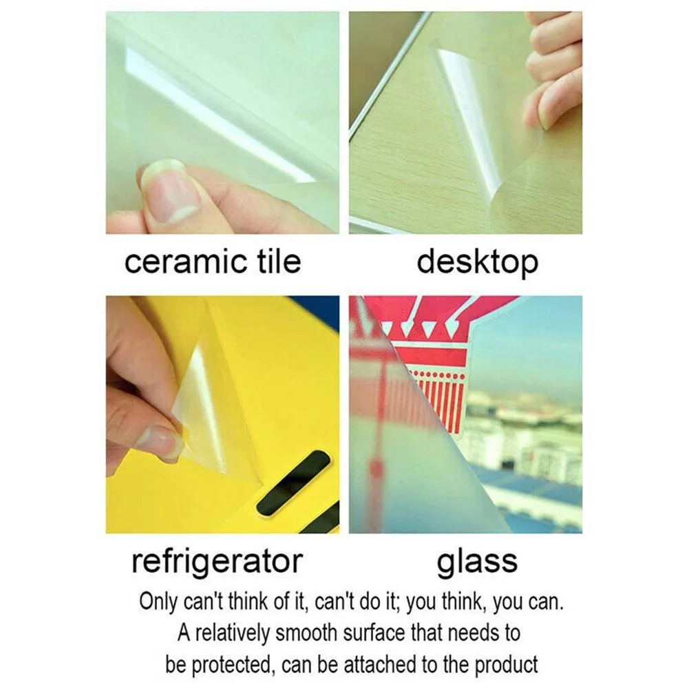 

60*300cm Kitchen Oil Proof Wall Sticker Heat-resistant Wallpaper Transparent Self Adhesive Waterproof Stickers Home Decoration
