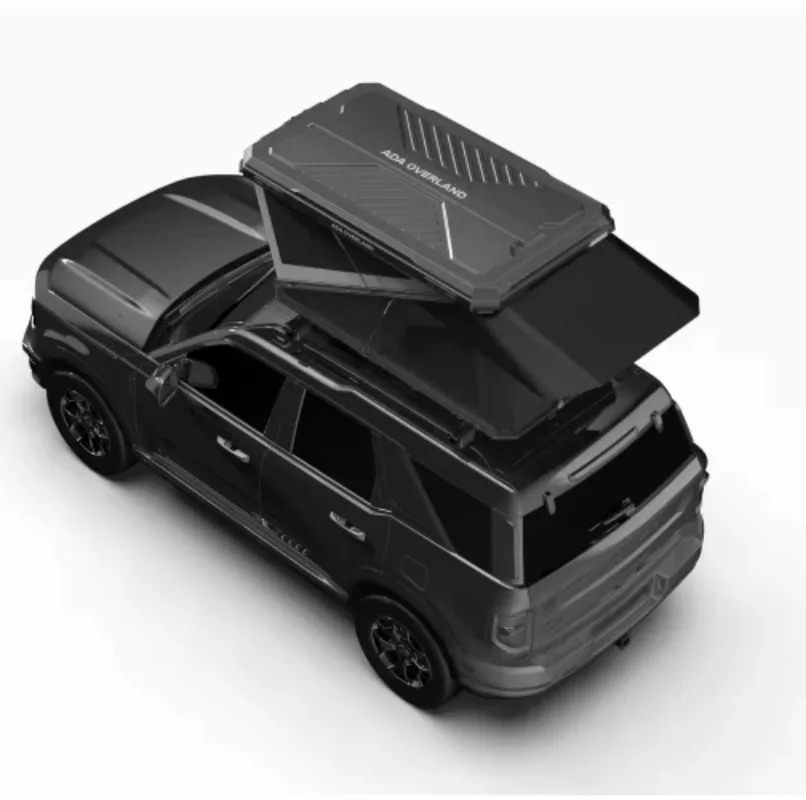 Фото Палатка на крышу автомобиля ADA OVERLAND 130/155 см с большим пространством, корпусом из ABS-пластика, открытием одной кнопкой, легкая, с надувным матрасом №2