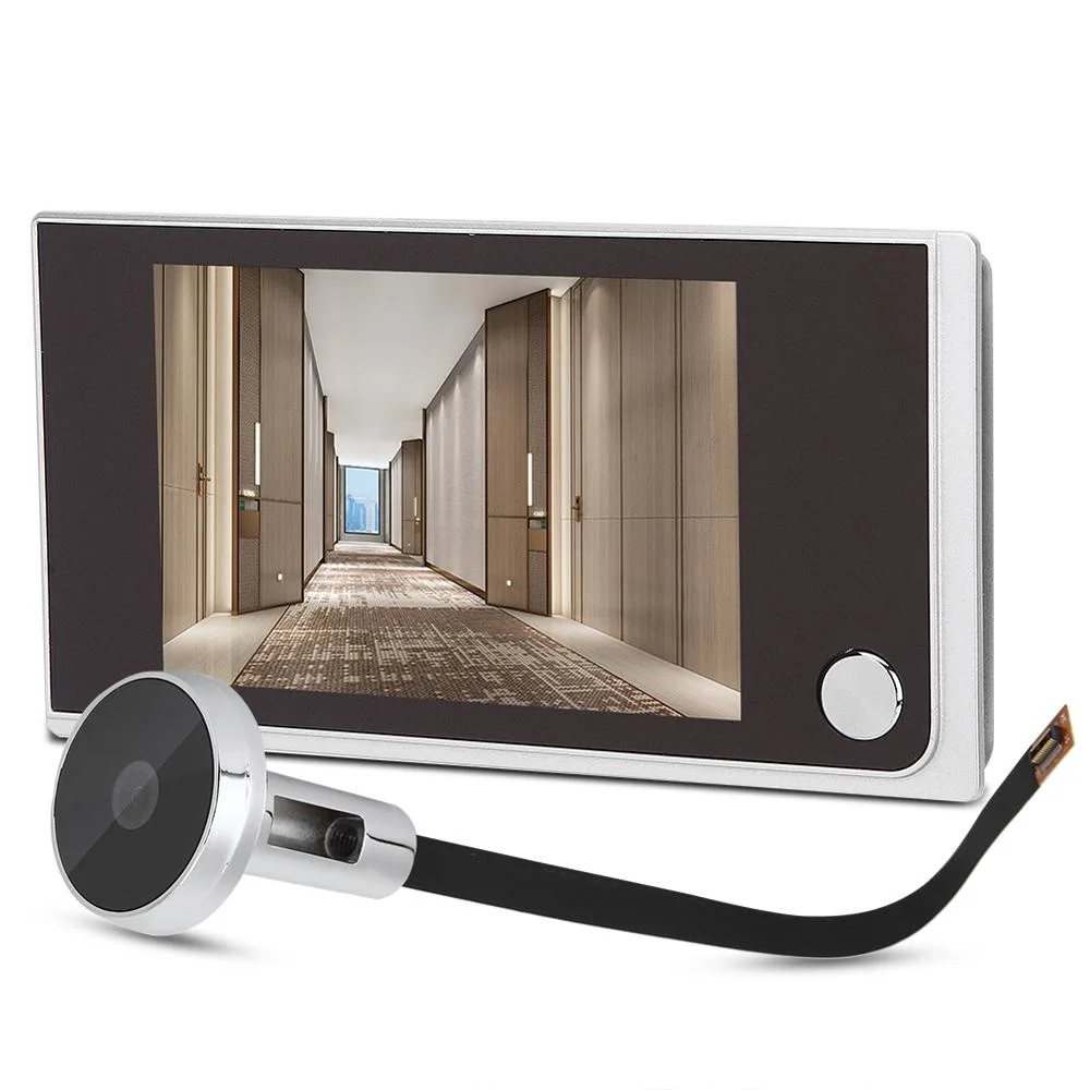 

3.5 Inch Video Doorbell Magic Eye Digital Door Camera 120 Degree Angle Magic Eye Viewer Video Doorbell Outdoor Doorbell Best