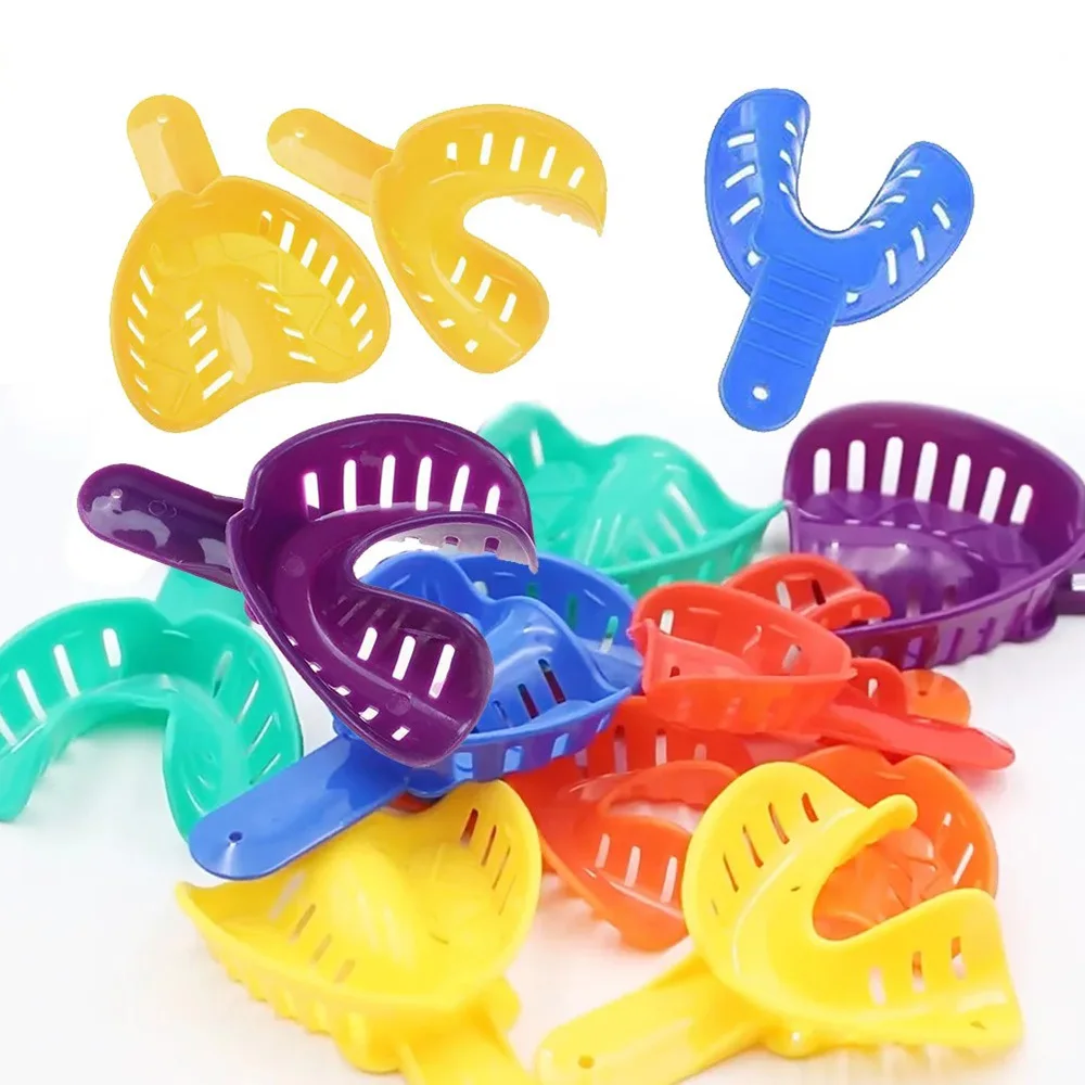 12 шт. одноразовые стоматологические слепочные лотки для взрослых и детей