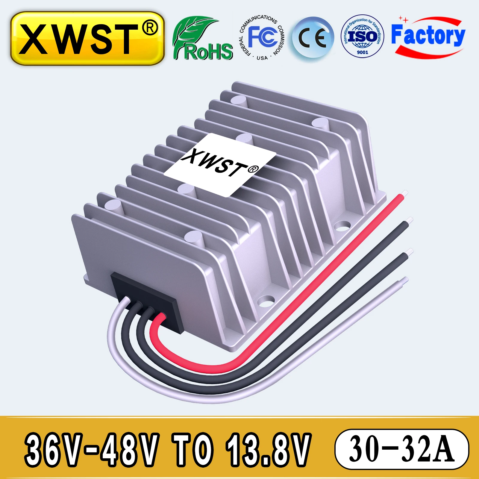 

DC DC Converter 36V 48V Step Down to 13.8V Voltage Regulator 30A 32A Buck Power Supply Solar Inverter Transformer Module CE RoHS