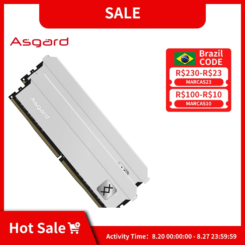 Оперативная память Asgard DDR4 серии Feryr, Память DDR4 16GBx2 3200 МГц 3600 МГц CL18 DDR4, ОЗУ для настольного ПК