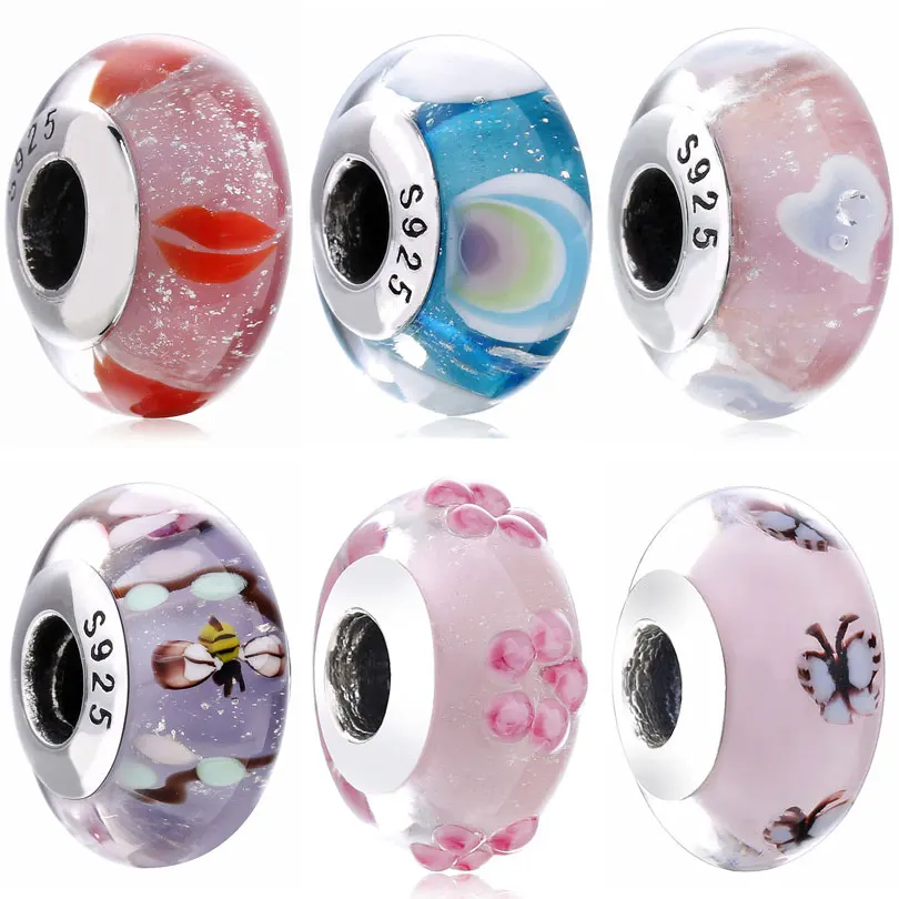 Оригинальный браслет с радужными сердцами и венецианским садом |