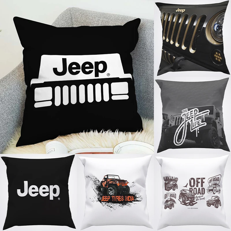

Jeep Cushion Cover 40x40cm Couple Pillow Pillowcases 50x50 Throw Pillows 45x45 Cushions Covers Decorative Pillowcase 40x40 Sofa