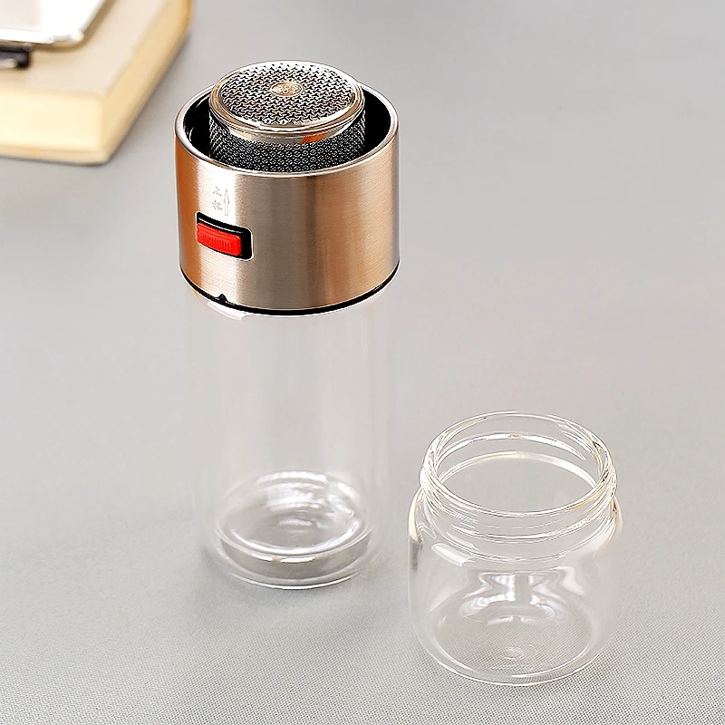 Стеклянная чайная бутылка Oneisall с инфузионным стакан 400 мл Рассыпчатая для