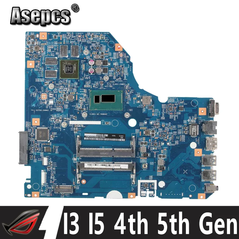 

For Acer ASPIRE E5-772 E5-772G laptop motherboard mainboard E5-772G 14276-1M motherboard with I3 I5 4th Gen or 5th Gen CPU VGPU