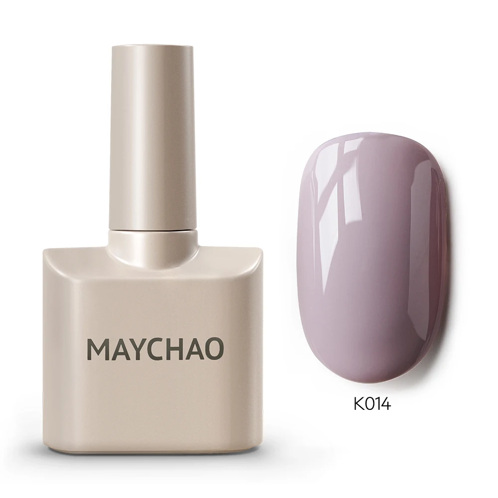 MAYCHAO Hyacinth Purple Gel Nail Polish 12ml Glossy Semi Permanent Soak Off UV LED Frosted Nails Painting Varnish