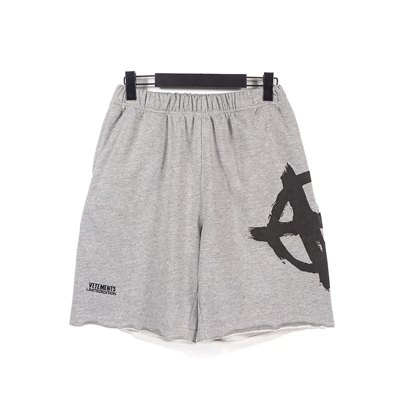 

VETEMENTS Oversize Shorts Women Men 1:1 Foam Print VTM Mens Shorts