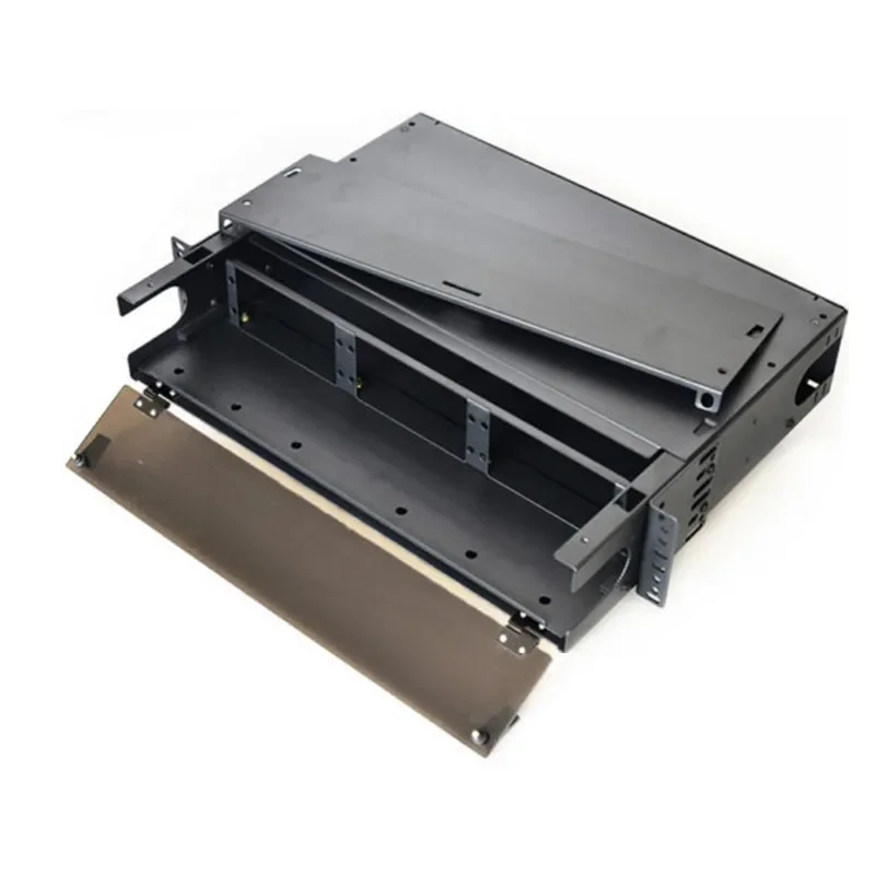 Выдвижной Корпус FDU 2U 96 ядер распределение волокна Соединительная панель стойка