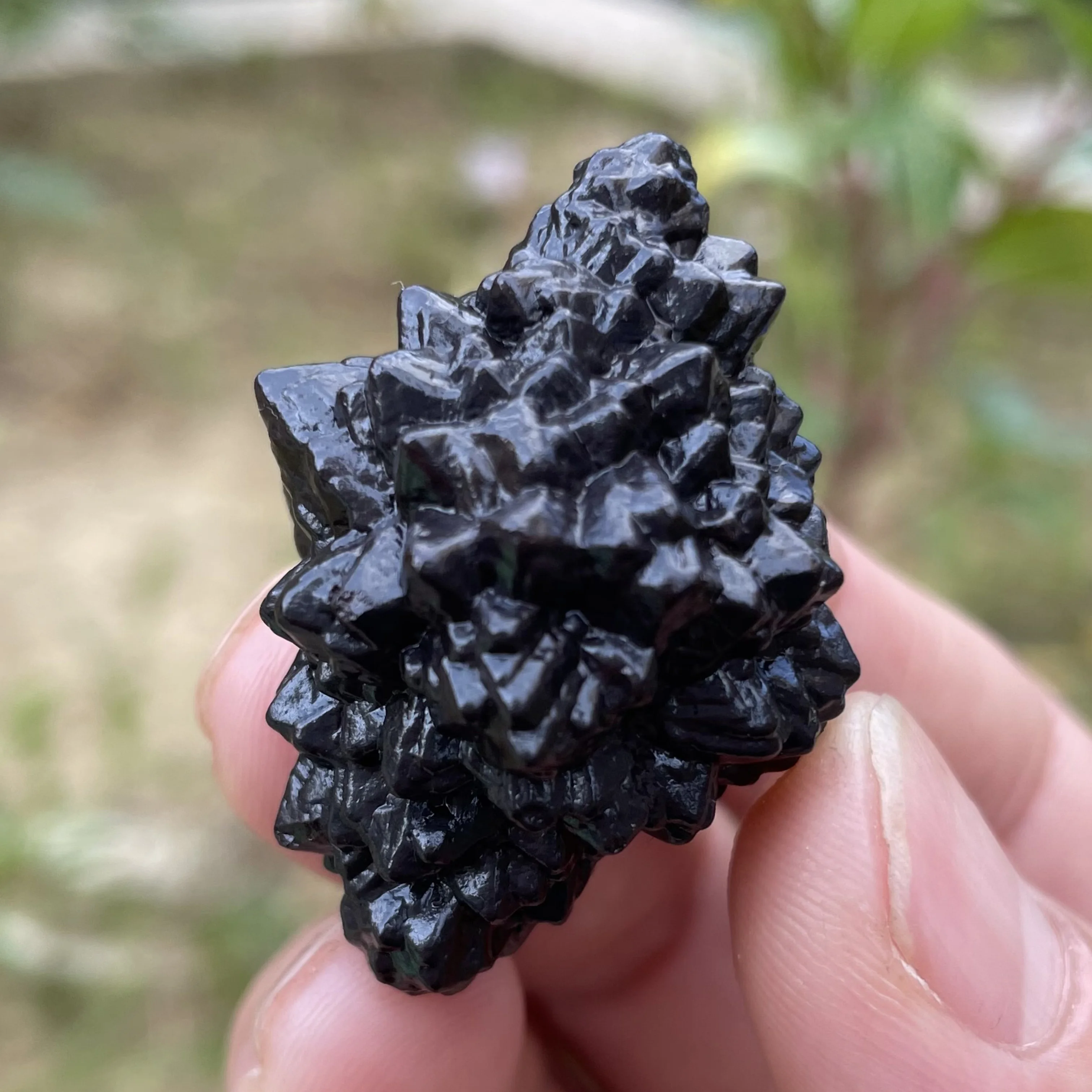 Необычный чёрный кристалл карбонат для дома | AliExpress