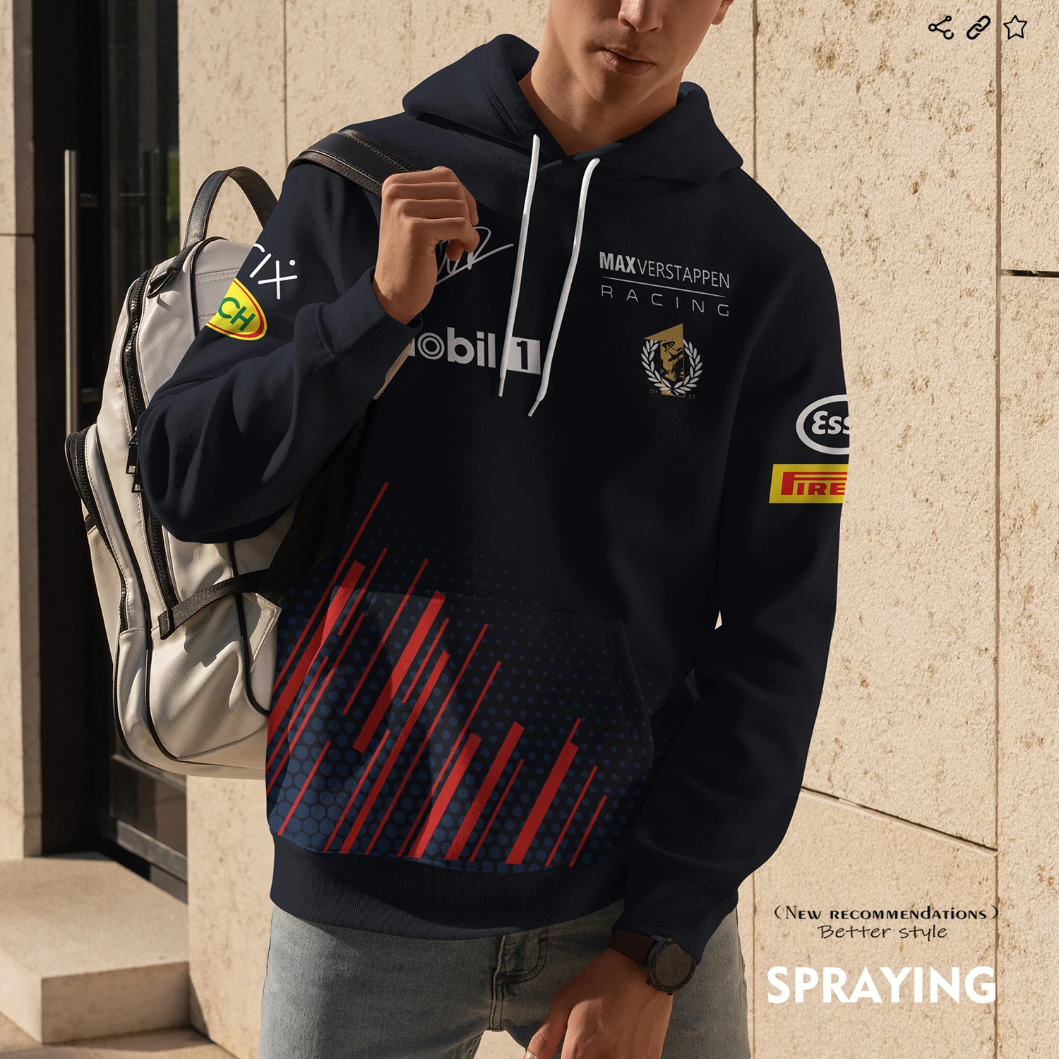 

F1 2022 Drivers CHAMPION WORLD T-Shirt MAX Breathable Fans Autumn Winter New F1 Polar Racing Shirt Men's Casual Hoodie