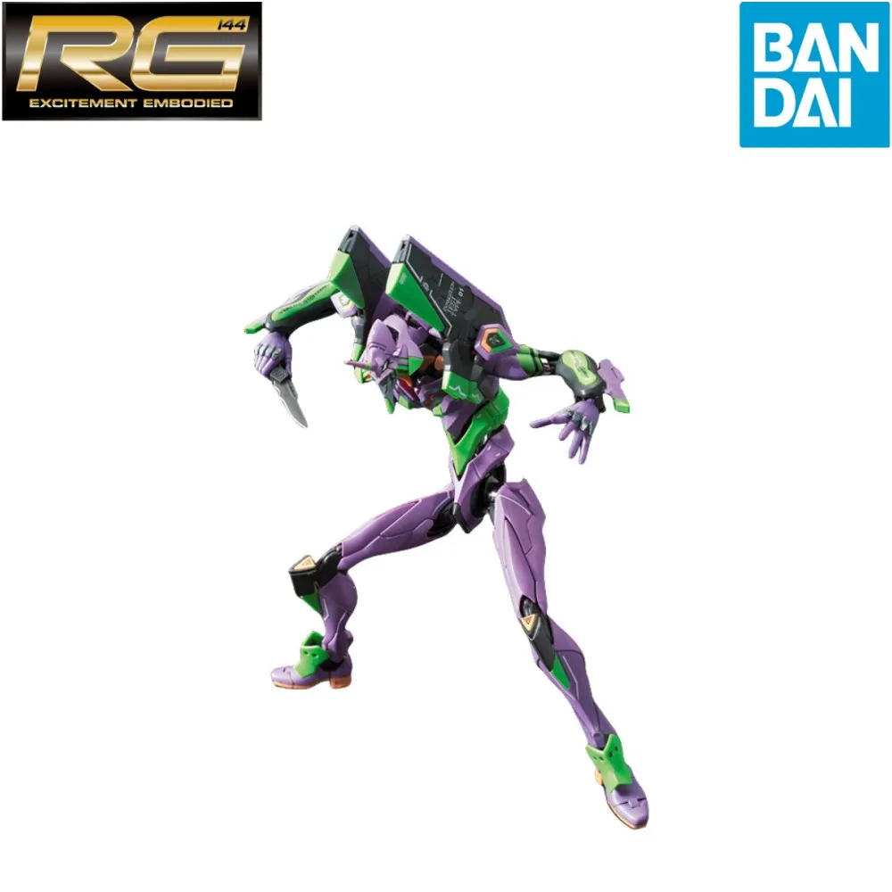 

Bandai Оригинальный костюм гандама, неоновый Genesis Евангелион, модель 1/144 аниме, сборный робот, оригинальный комплект для гаража, подарки