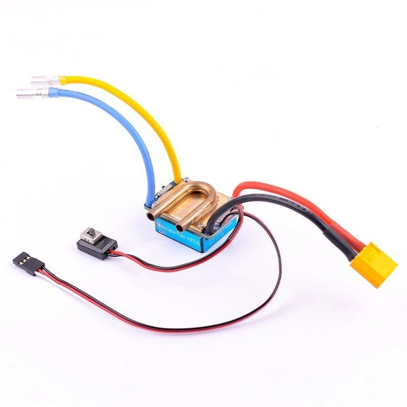 Фото 160A 320A 480A Бесколлекторный двухканальный ESC Feng Shui, водонепроницаемый ESC для моделей лодок. №5