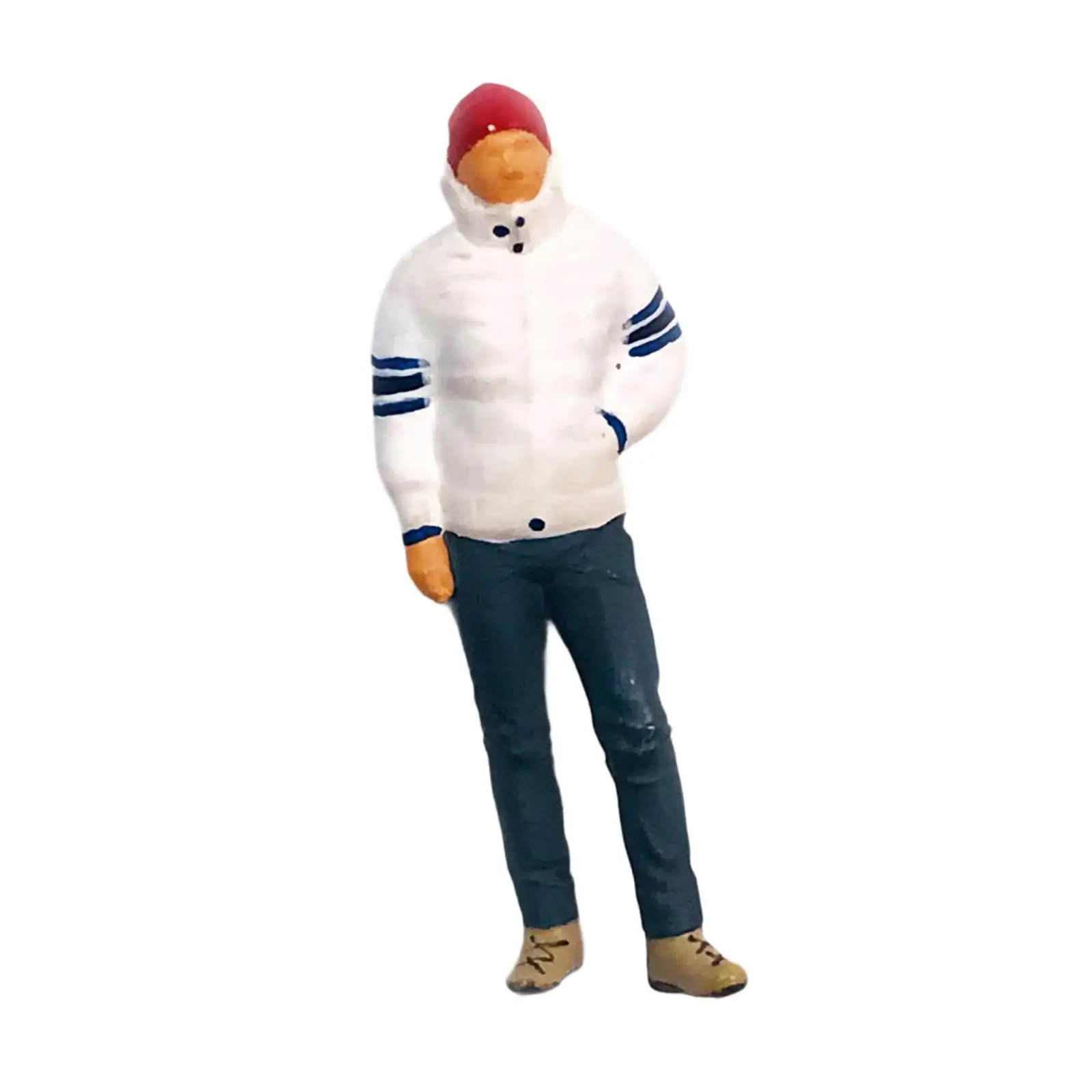 Ручная роспись 1/64 фигурки Диона уличные люди из смолы хобби миниатюрная сцена