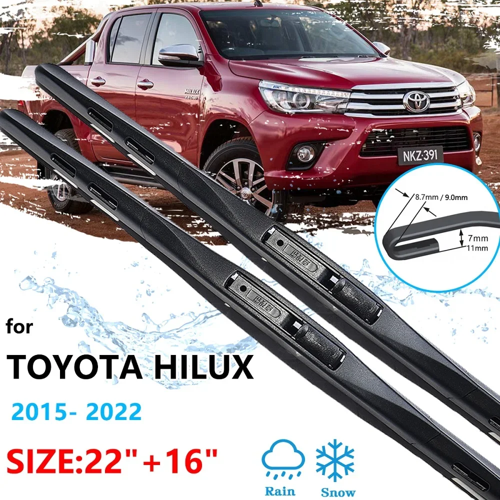 Передняя щетка стеклоочистителя автомобиля для Toyota Hilux 2015 2016 2017 2018 2019 2020 2021 2022