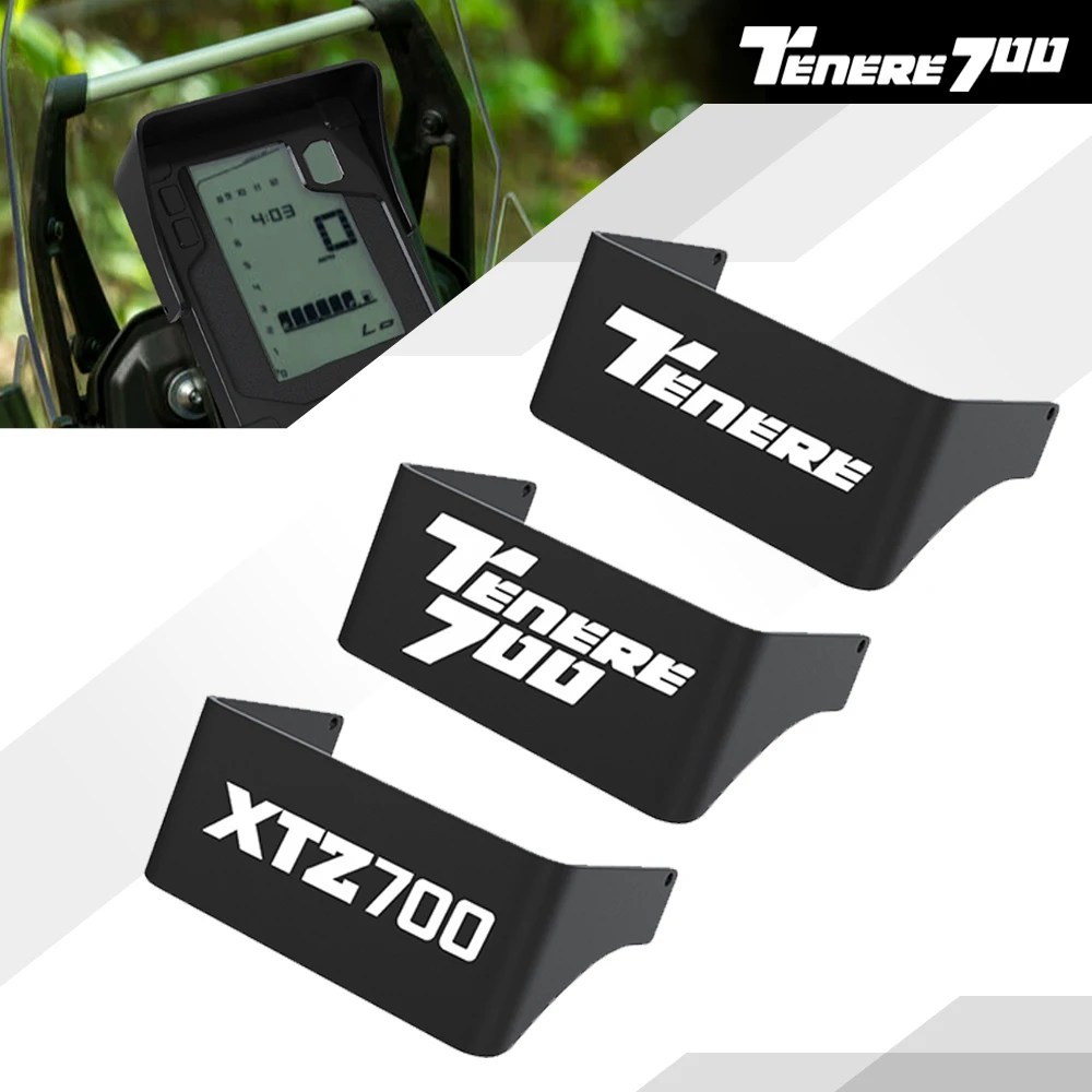 

For Yamaha TENERE 700 T7 XTZ 700 Tenere 2019-2022 2023 Motorcycle TFT Anti Theft Protection With Sun Visor Instrument Protection