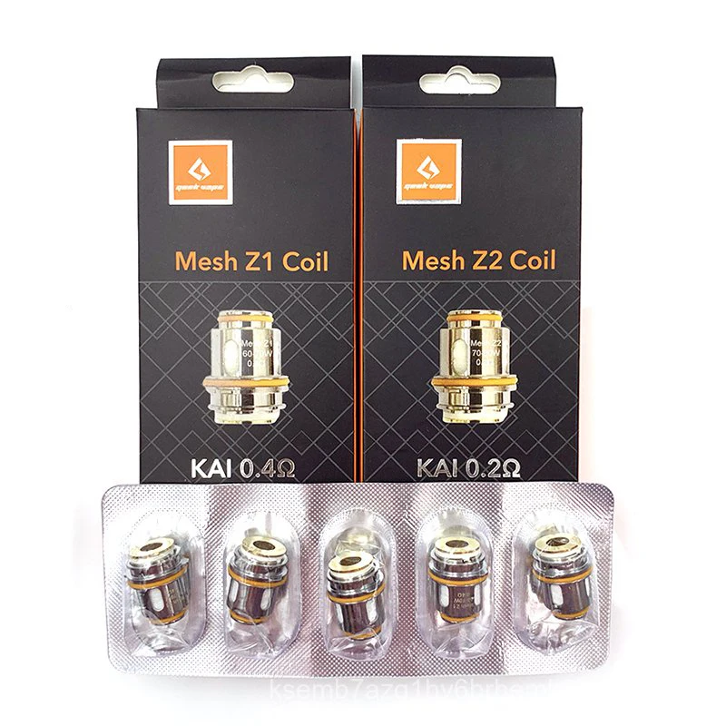 

5pcs Replacement Zeus Mesh Z1 Coil 0.4ohm/Mesh Z2 0.2ohm Coil Head For Zeus Sub Ohm Fit aegis legend