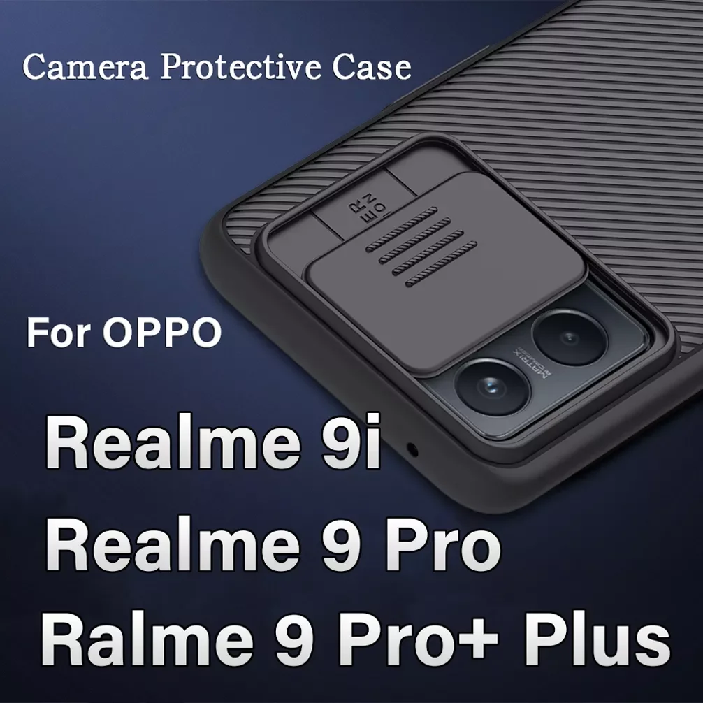 

For OPPO Realme 9i 9 Pro+ Plus Case NILLKIN CamShield Slide Camera Protection Case Frosted PC Case For Realme 9 Pro Back Cover