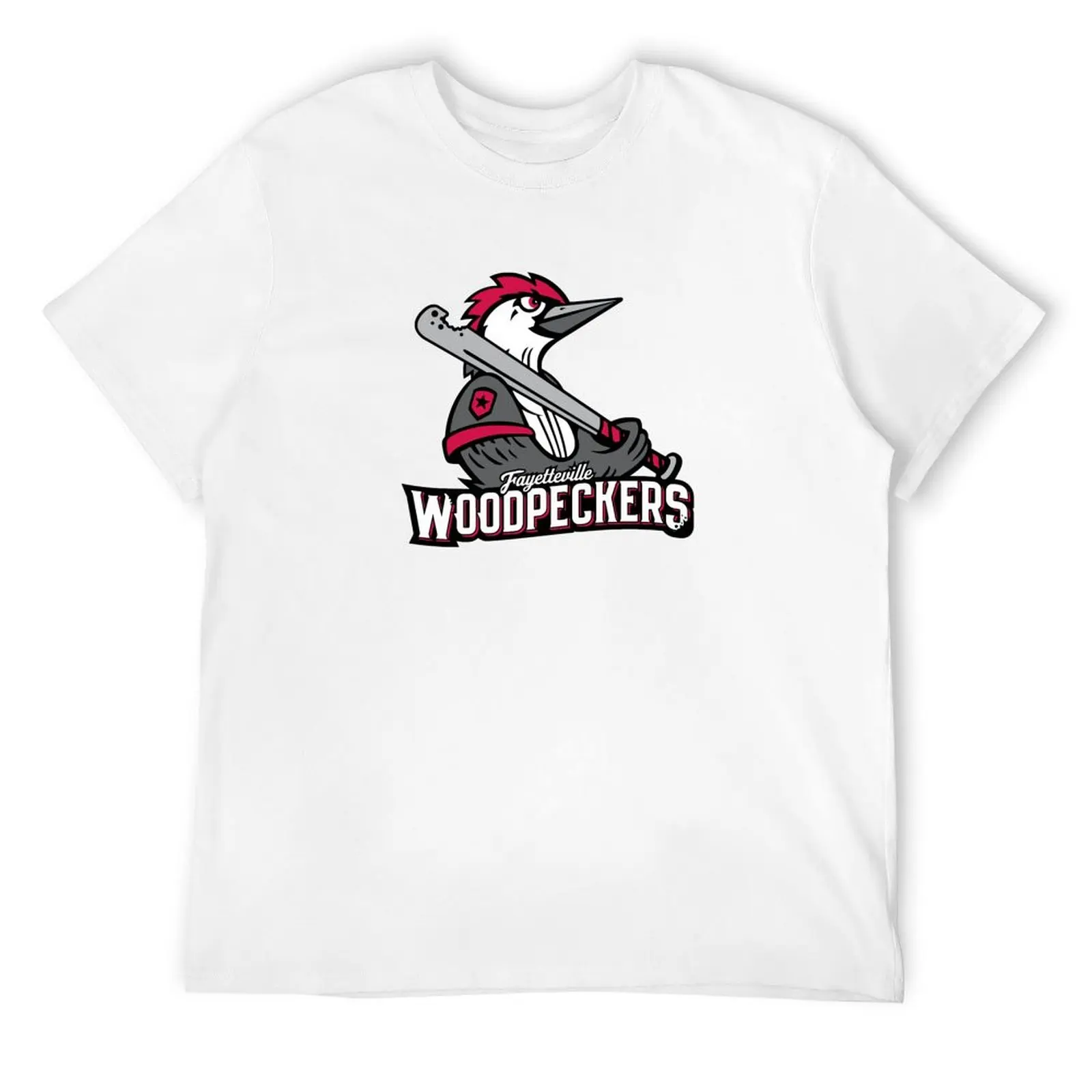 Мужская футболка The-Fayetteville-Woodpeckers хлопок