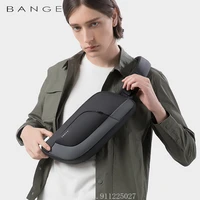 bange shoulder chest bag fashion function messenger pack couple chest bag waterproof breathable travel work bag