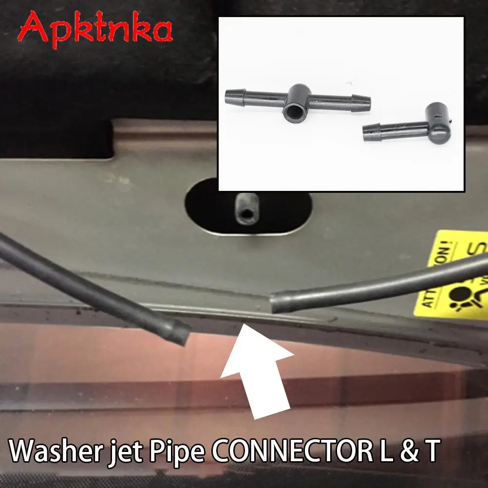 

Universal Car Windscreen Wiper Water Jet Nozzle Hose Kit Connector T & L Piece For Ford Galaxy Focus Mondeo C-max Fiesta Fusion