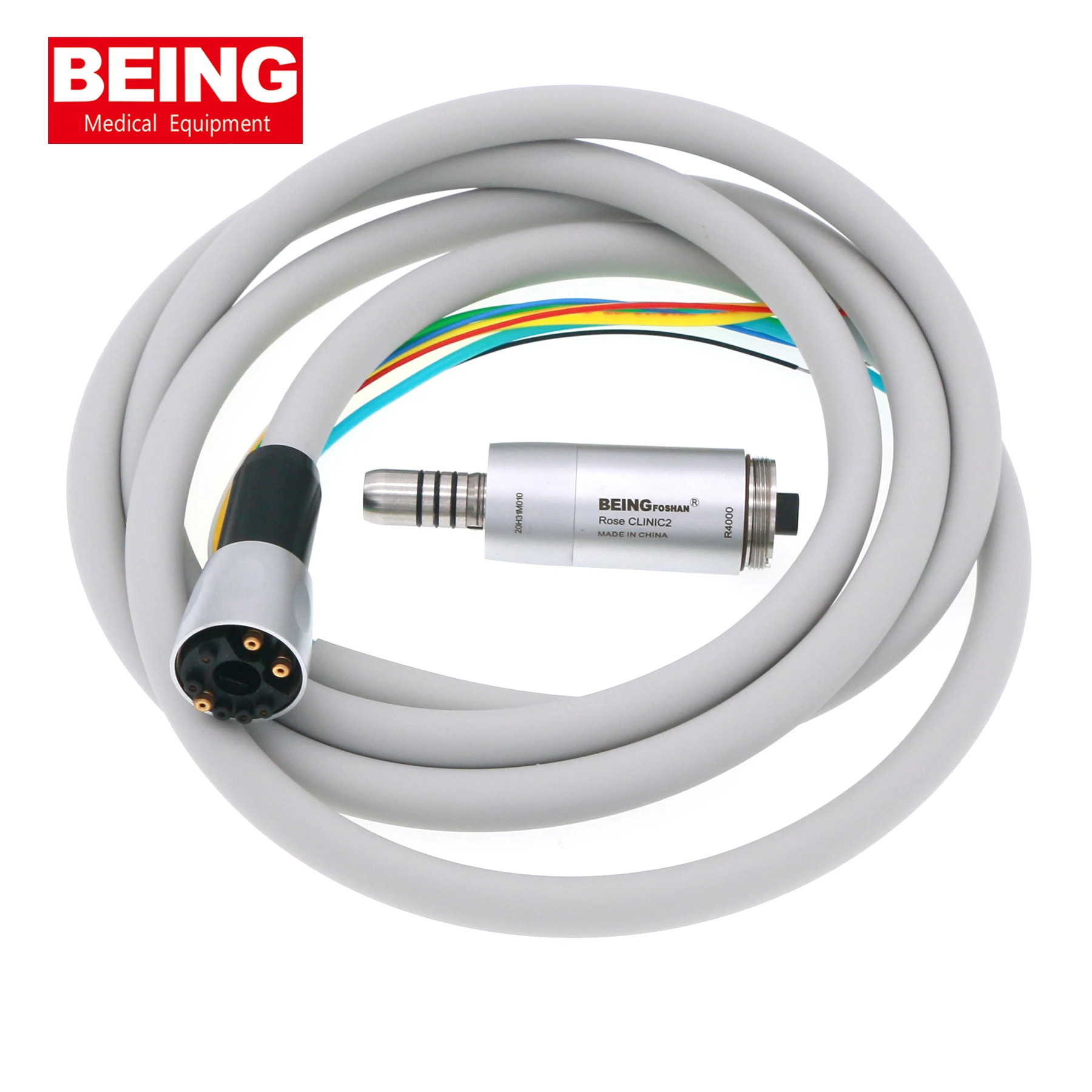 BEING Dental Brushless Electric LED Micro Motor R4000 Built in Tube Cable For Contra Angle Handpiece Fit KAVO NSK