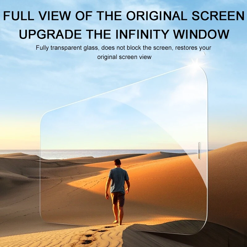 Закаленное стекло твердостью 9H для iPhone защитная пленка экрана 13 14 15 Pro Max Plus 11 12 2