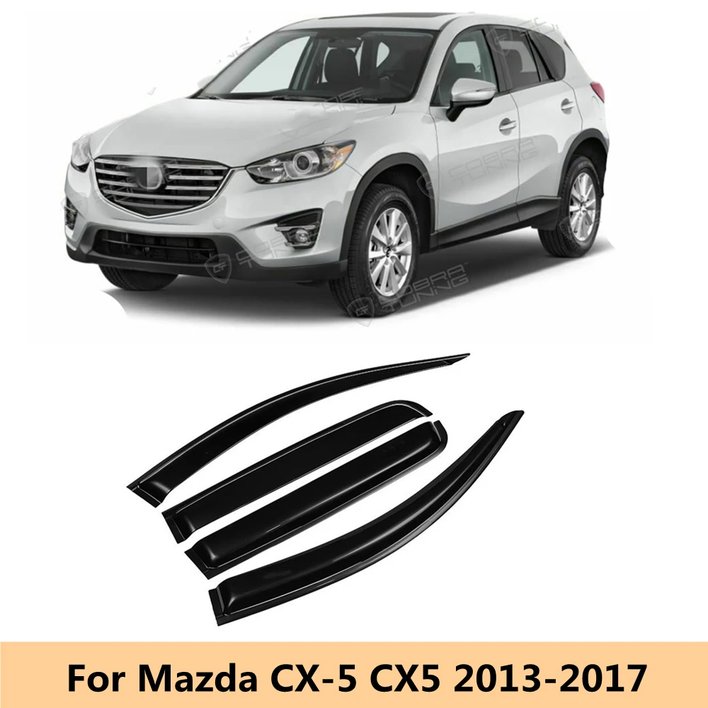 

Для Mazda CX-5 CX5 2013 2014 2015 2016 2017 автомобильный дефлектор для боковых окон, ветровое стекло для защиты от дождя, защитные укрытия