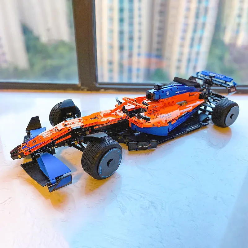 

Совместимость 42141 технические детали, Формула 1, Строительный набор, гоночные блоки, детские игрушки для мальчиков, подарок на день рождения