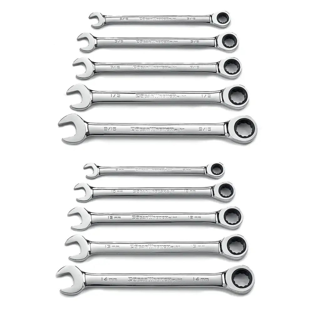 EHT9418 10-Piece SAE/Metric Combination Set