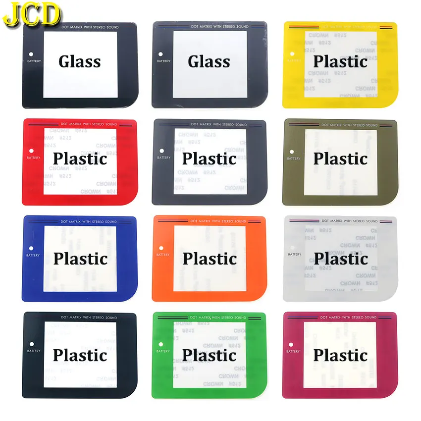 

JCD Replacement Protective Game Console Screen For GB DMG Display Screen Protector Lens Plastic Glass