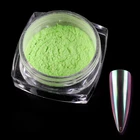 1 г, 6 цветов, ледяной прозрачный модный зеркальный порошок русалки, Хромовый УФ-гель для ногтей, пигмент, волшебная пылевая пудра, лазерные украшения для дизайна ногтей