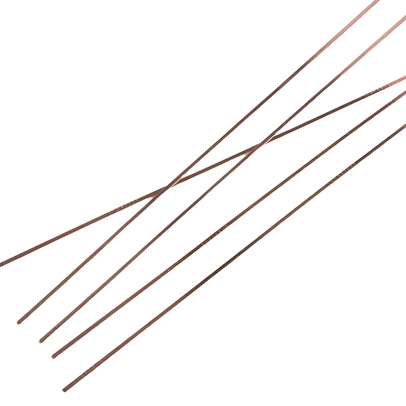 

1/4Pcs 1.3x3.2x400mm Phosphorus Copper Electrode Welding Rod Brass Welding Wire No Need Solder Powder
