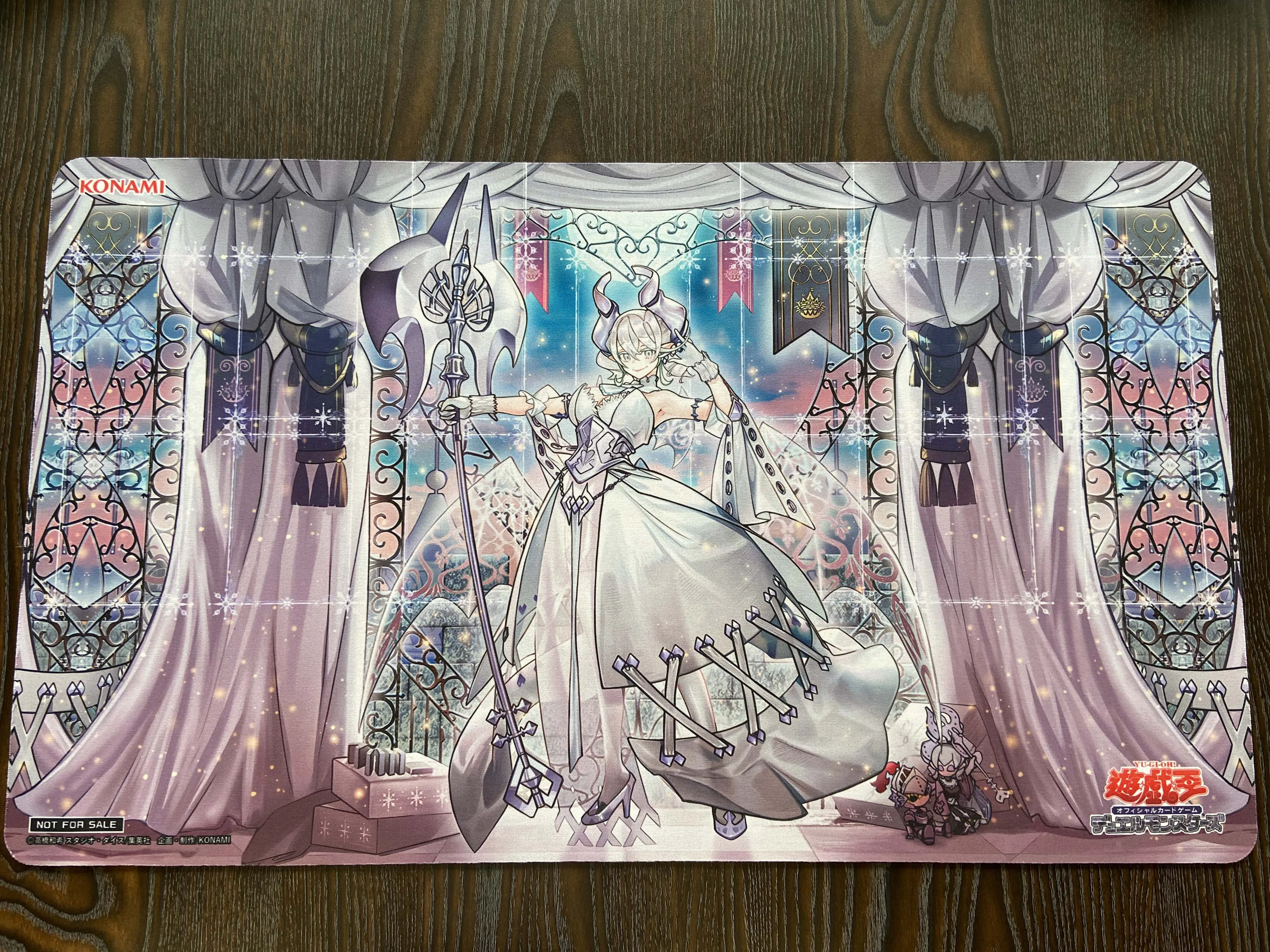 

YuGiOh Labrynth of The Silver Play Mat TCG CCG Board Game Trading Card Game Mat Anime Mouse Pad Rubber Desk Mat Zone Bag 60x35cm