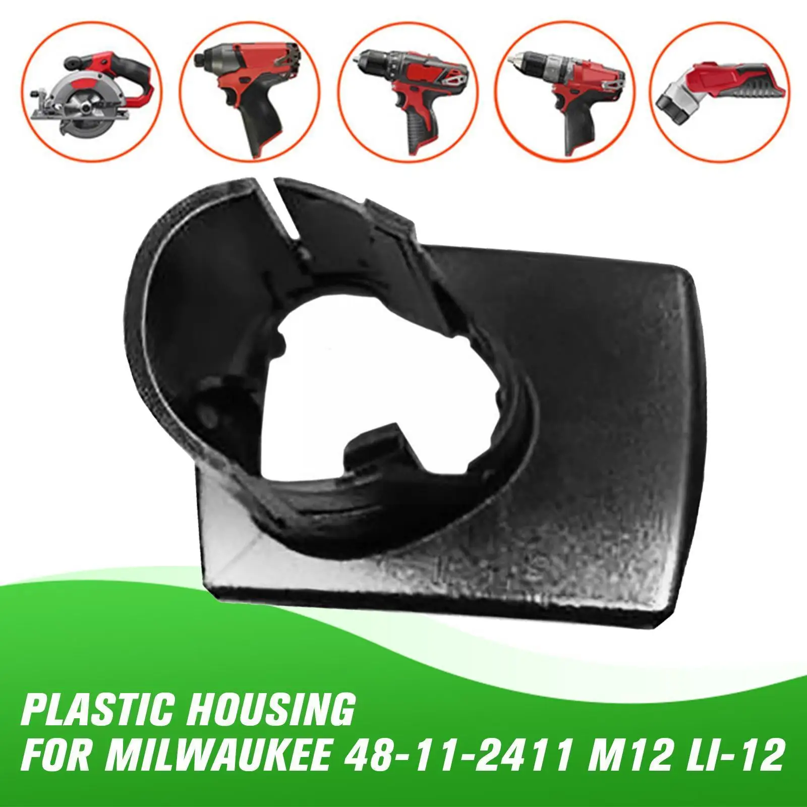 

M12B Electric Drill Battery Plastic Case PCB Circuit Board For Milwaukee Battery Case Sticker 6Ah Battery 48-11-2411 M12 10 M7J6