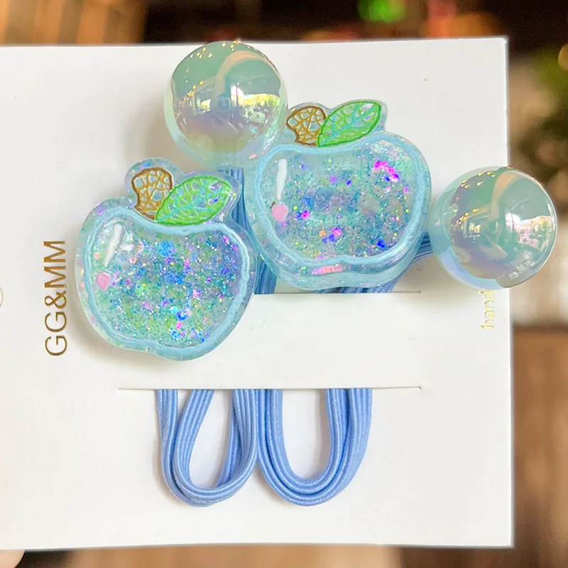 2 шт. Детские эластичные повязки для волос в виде клубники