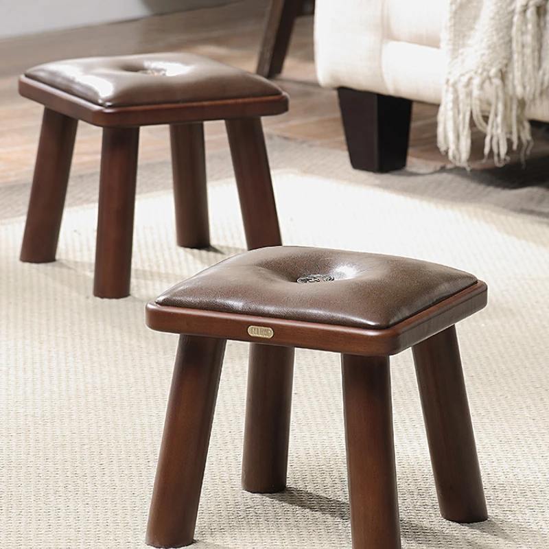 

Маленькая скамейка из массива дерева Американский мягкий мешочек ступенчатый стул для гостиной детский стул для крыльца диван стул Маленькая деревянная скамейка