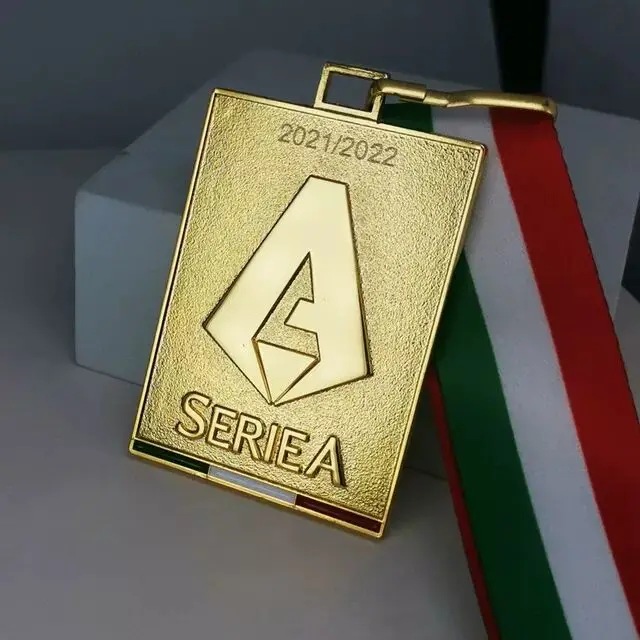 

new style 2021-22 Season The Serie A Champion Medals The AC Milan Serie A Champions Medals CAMPIONE D'ITALIA Fan Souvenirs