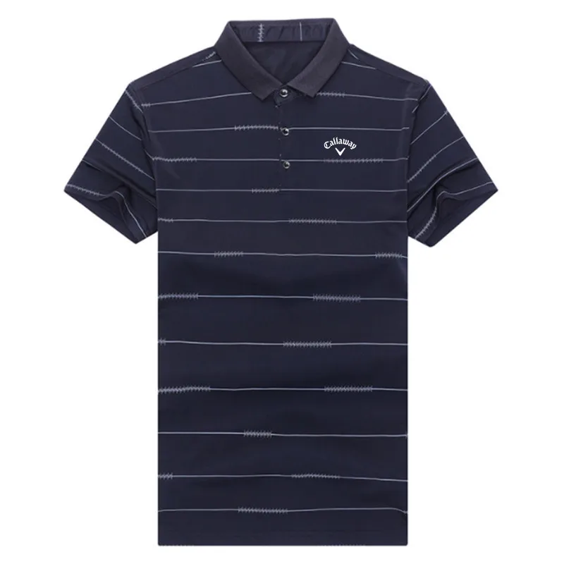 J Lindeberg - Men's Golf Jersey, Comfortable, Soft and Breathable Golf Apparel, Short Sleeve Top