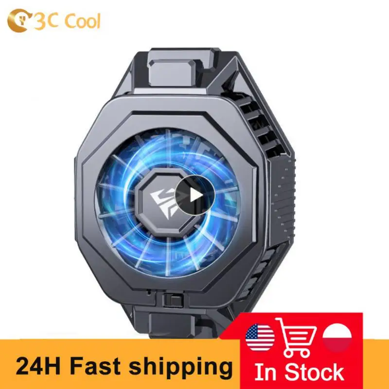 

Silent Heat Dissipation And Back Clip Refrigeration Cooling Clip Cell Phone Cool Heat Sink Cooling Artifact Gaming Radiator