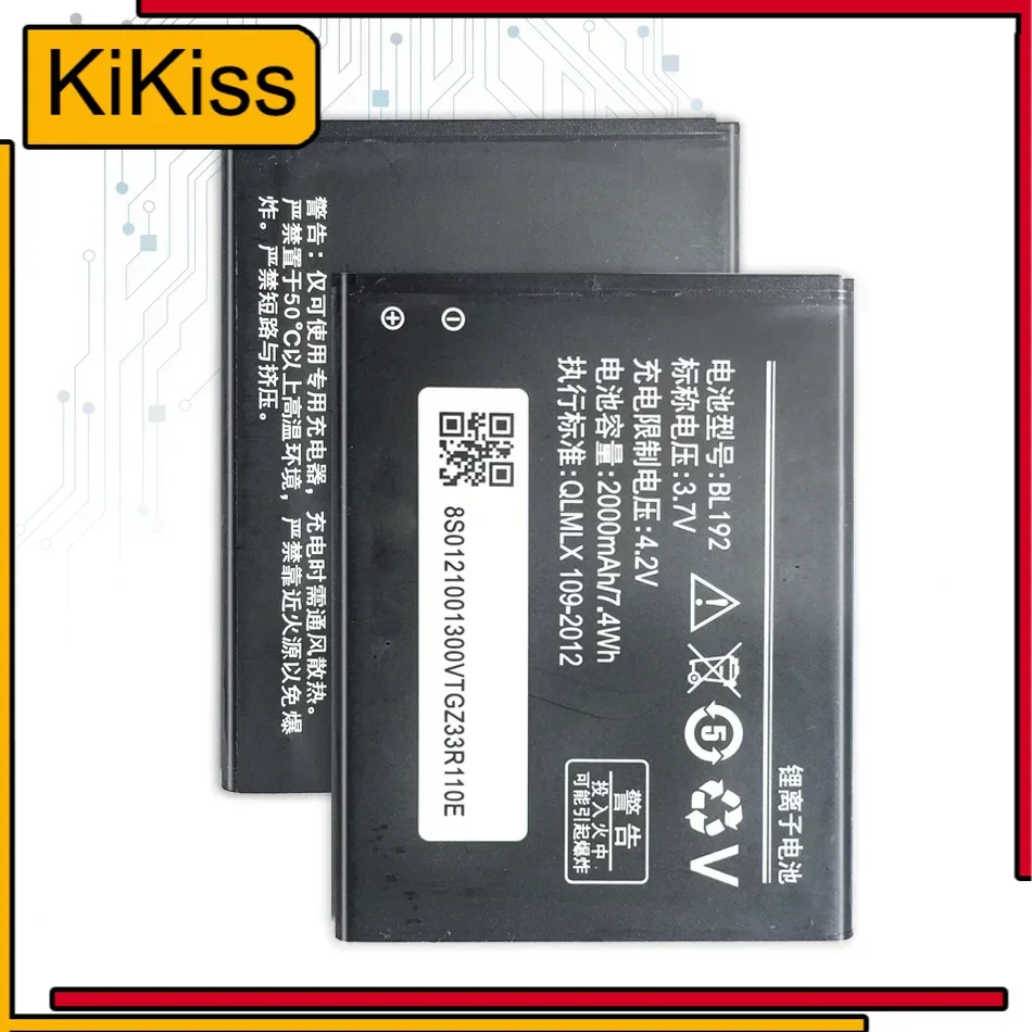 Аккумулятор мобильного телефона BL192 для Lenovo Lephone A300 A750 A590 A680 A529 A328T A338T A505E A388T A560 2000
