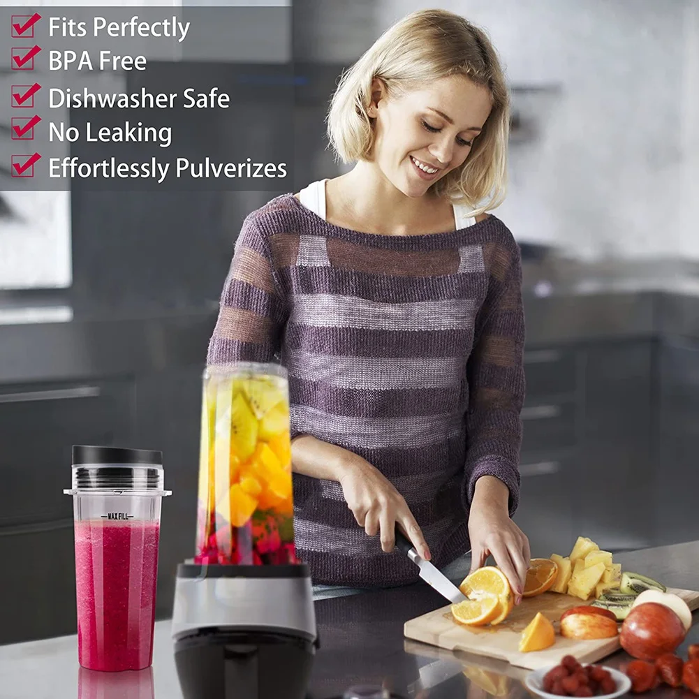 Чашки и лопасти блендера 16 унций в сборе запасные части для Ninja BL770 BL771 BL772 BL740 BL780